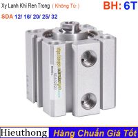 Xi lanh khí nén SDA 12/ 16/ 20/ 25/ 32 Ren Trong - hành trình 5/ 10/ 15/ 20/ 25/ 30/ 35/ 40/ 45/ 50/ 60/ 75